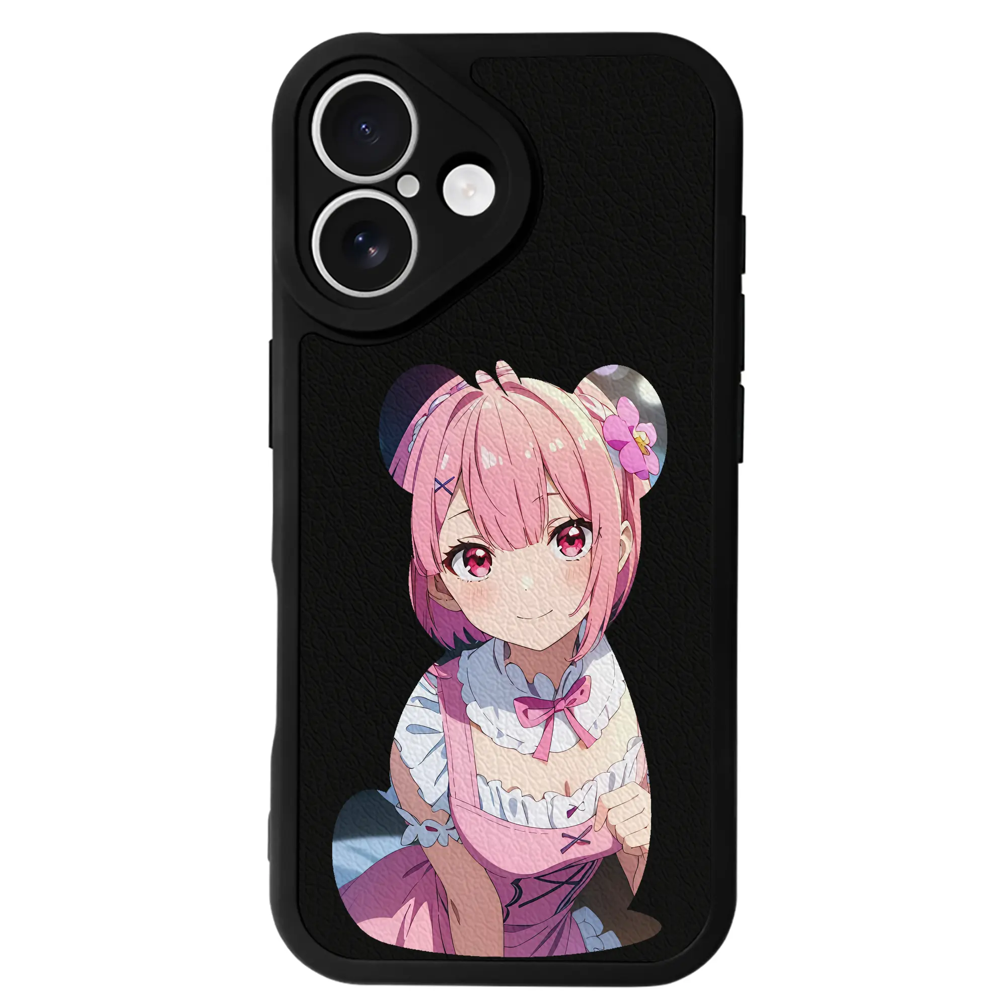 リゼロ グッズ ラム - IPhone 16シリーズ対応 ・ シリコンスマホケース ・ レザー調 ・ 高精度フィット ・ 耐衝撃 ・ ワイヤレス充電対応 ・ 精密カット